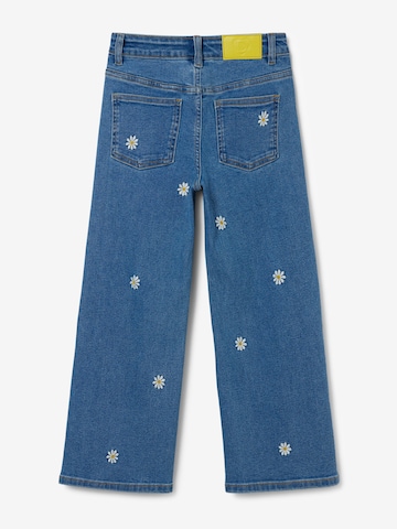 Desigual Wide Leg Jeans in Blau