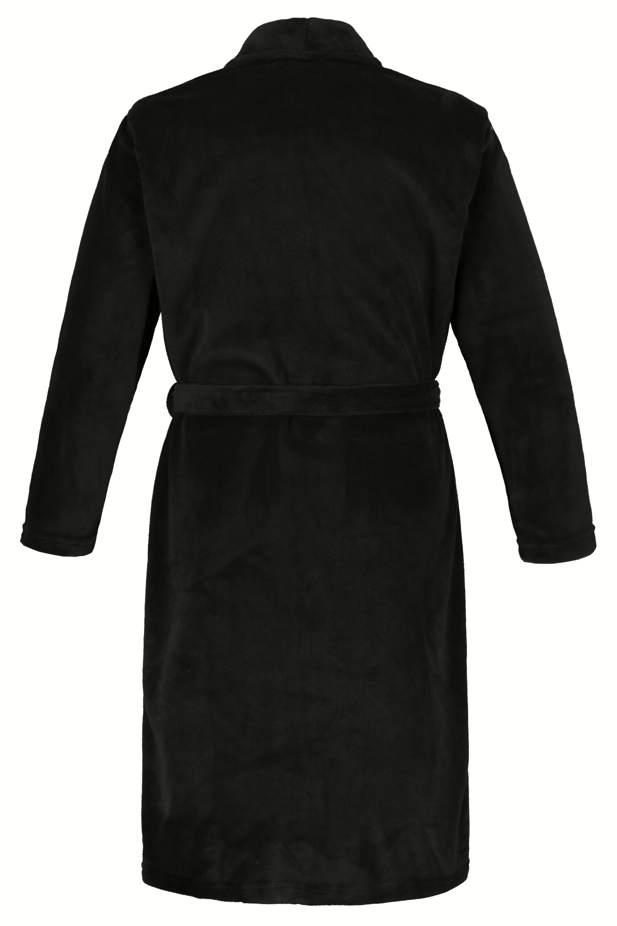 JP1880 Badjas lang  in Zwart