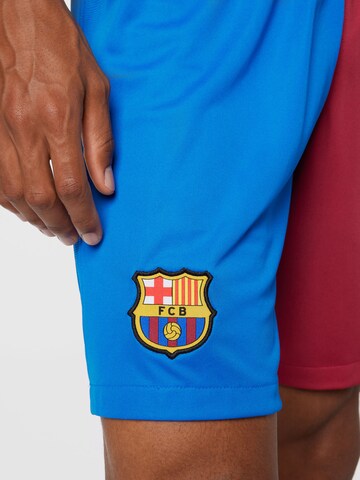 NIKE Normální Sportovní kalhoty 'FC Barcelona 2021/22 Stadium Home/Away' – modrá