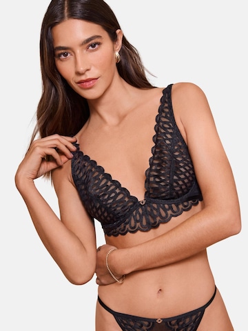 Lipsy Bustier Melltartó - fekete: elől