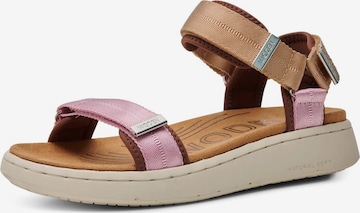 WODEN Sandals 'Line' in Pink: front