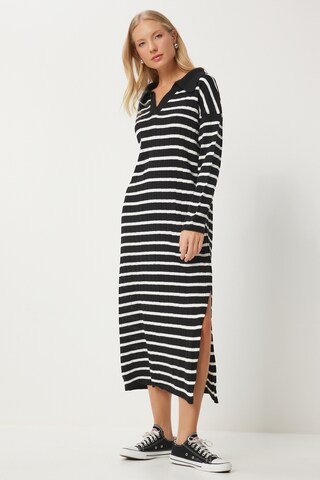 Happiness İstanbul Плетена рокля в черно