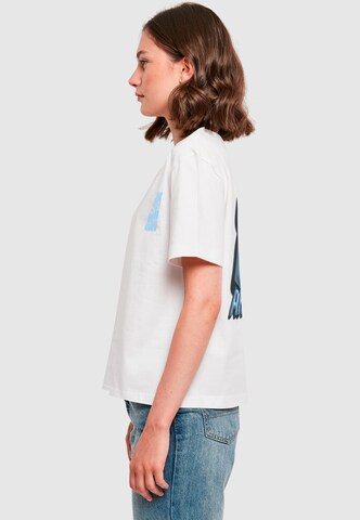 Miss Tee Shirt 'Karma Comes Back' in White