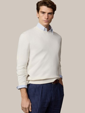 Hackett London Trui 'ESS' in Wit