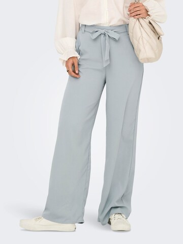Wide Leg Pantalon 'ONLNova' ONLY en bleu : devant