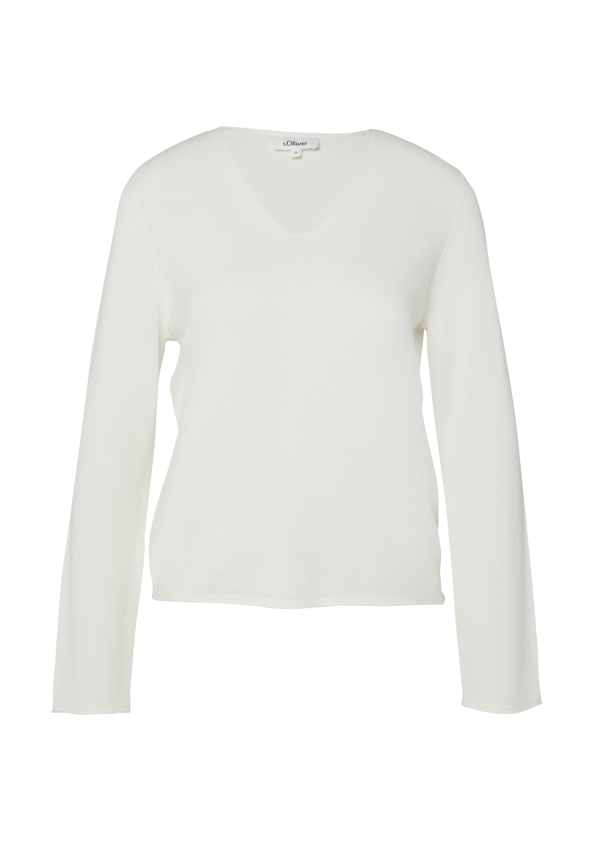 s.Oliver Pullover in Beige: Vorderseite
