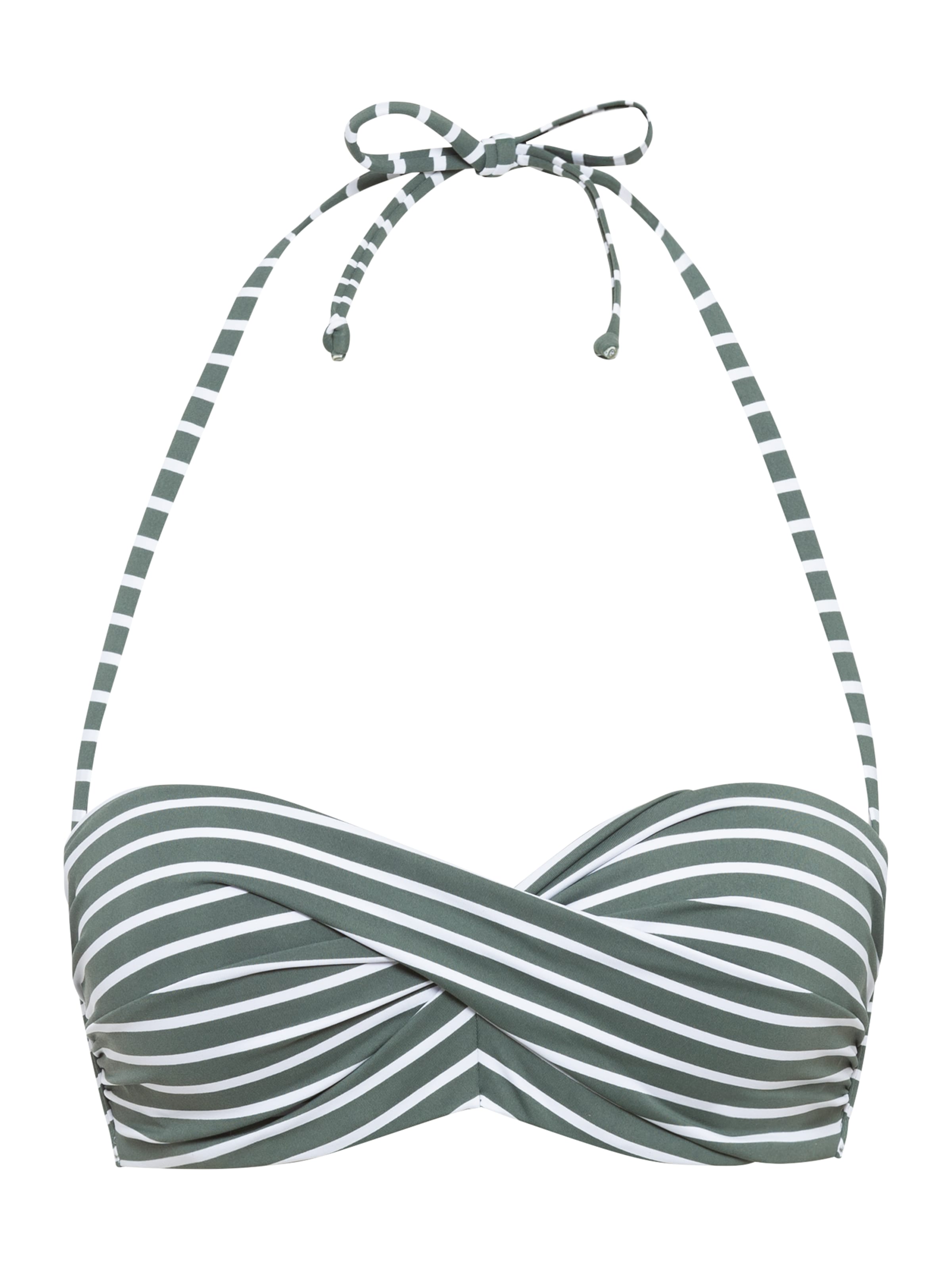 Bandeau Hauts de bikini s.Oliver en vert : devant