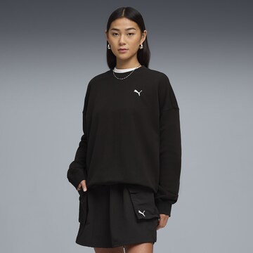 PUMA Sweatshirt 'Essentials' in Black: front