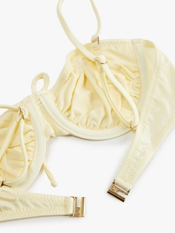 Koton T-shirt Bikinitop 'Fiyonk' in Geel