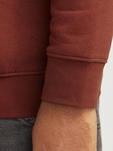 Jack & Jones Plus Sweatshirt 'VESTERBRO' in Braun
