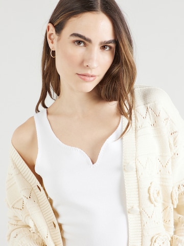 Tops en tricot 'YEMIZI' LTB en blanc