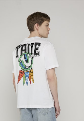 T-Shirt True Religion en blanc : devant