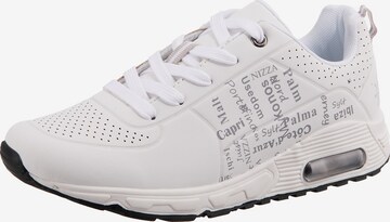 Inselhauptstadt Sneakers 'Insel City' in White: front