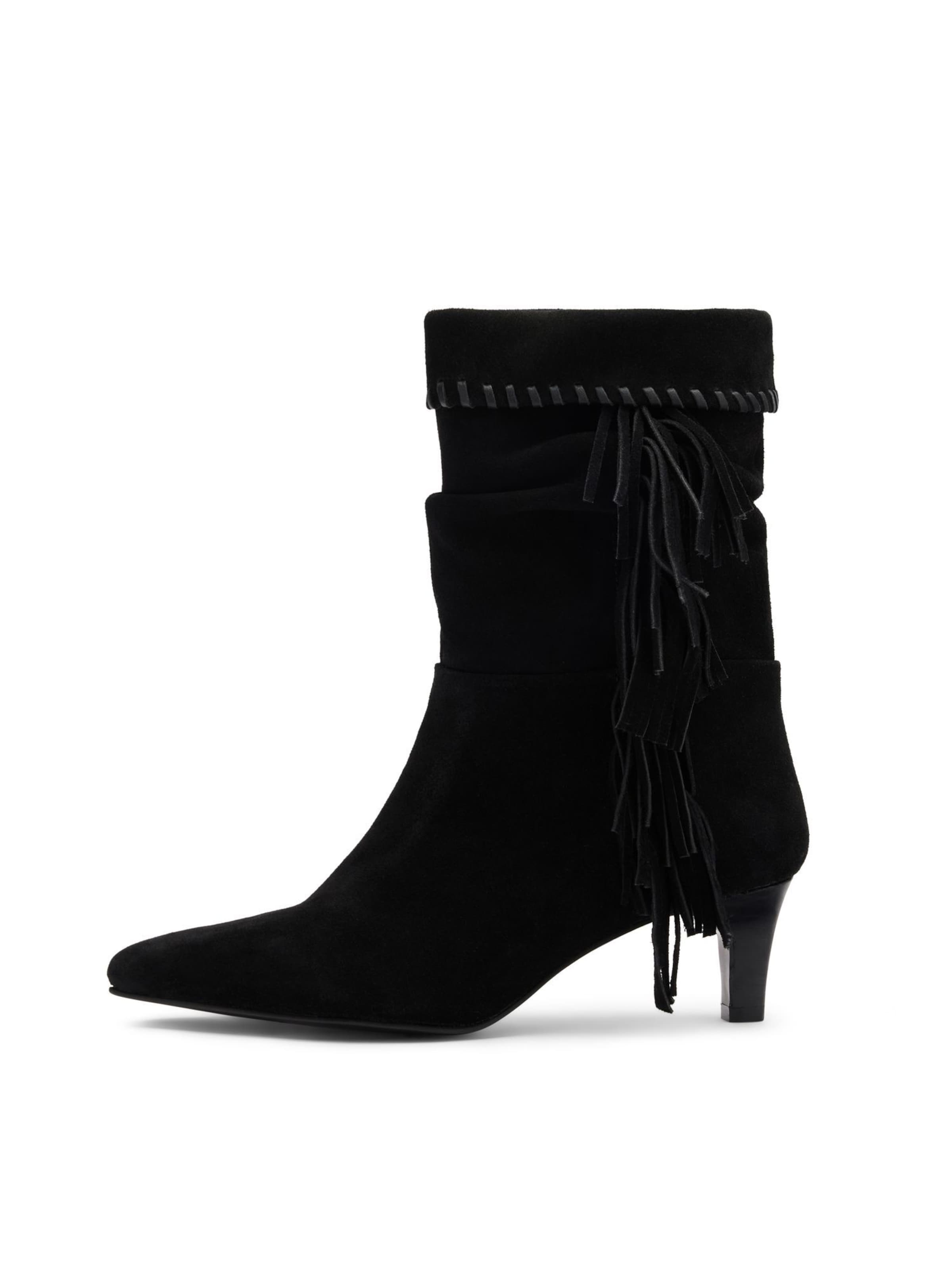 SACHA Bottines en 36 en noir, Vue avec produit