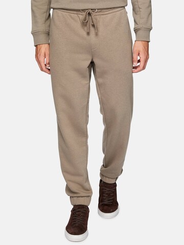 Coupe slim Pantalon Boggi Milano en marron : devant