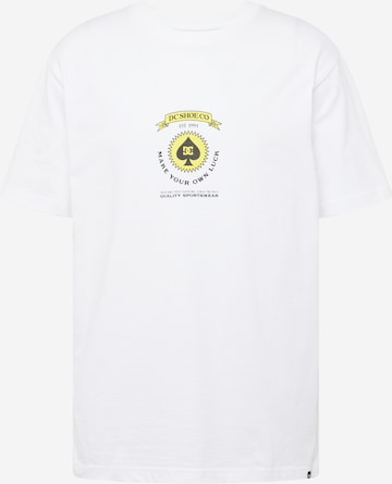 T-Shirt 'LUCKY HAND' DC Shoes en blanc : devant