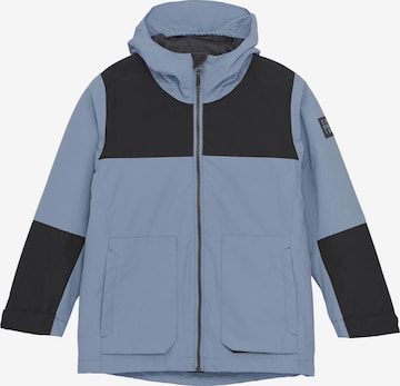 COLOR KIDS - Casaco outdoor em azul: frente