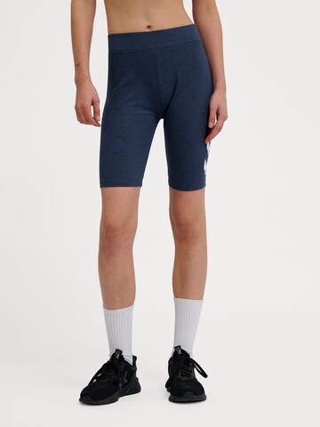 Hummel Skinny Sportsbukser 'Pulse' i blå: forside