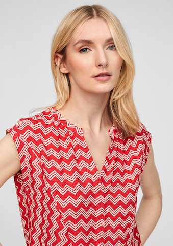 s.Oliver Blouse in Rood