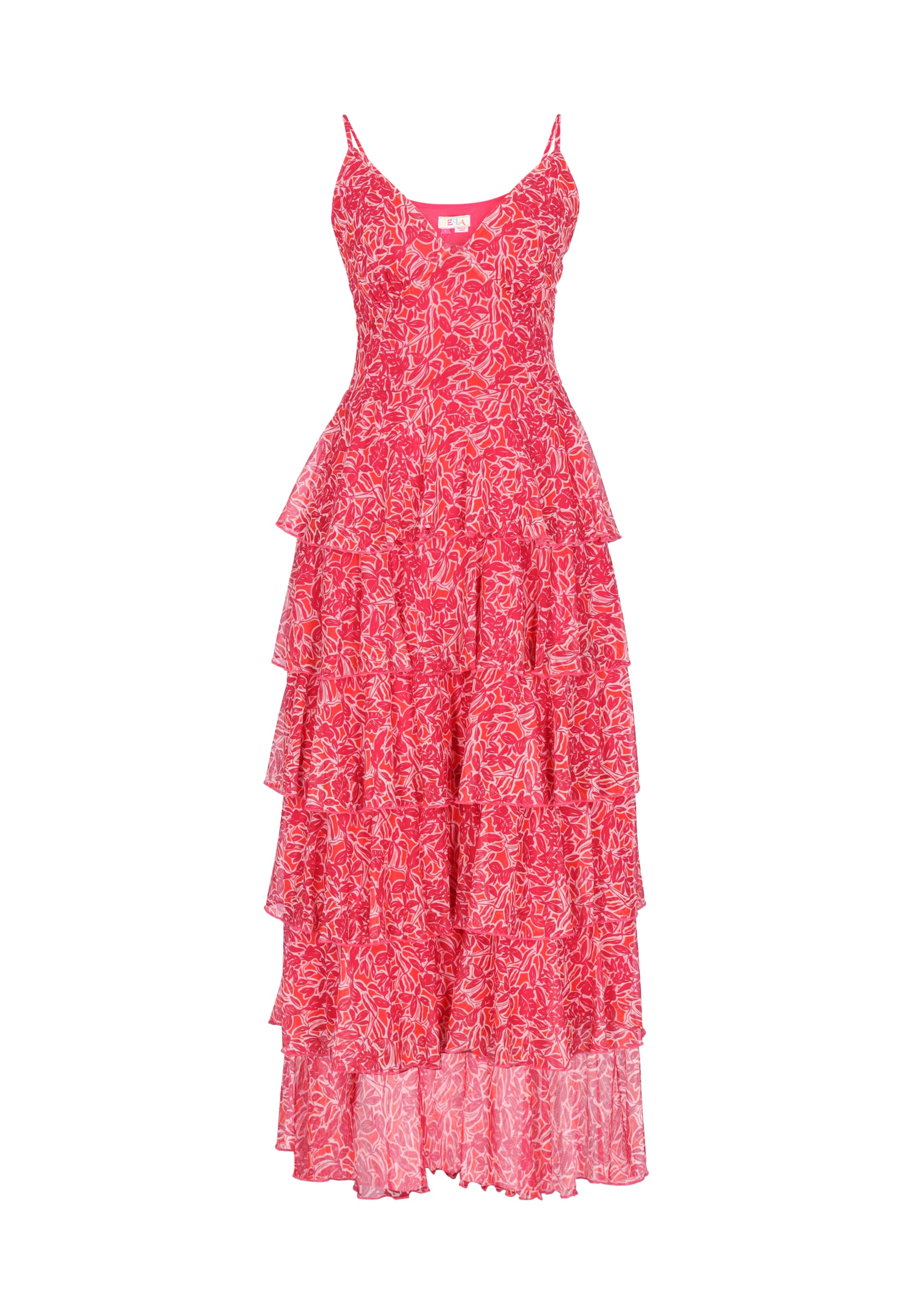 IZIA Dress in Red: front