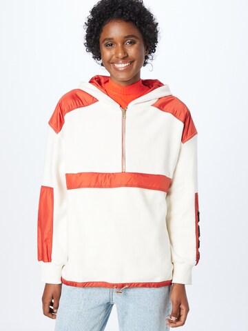 BOSS Orange Sweatshirt 'Efleena' in Rood: voorkant