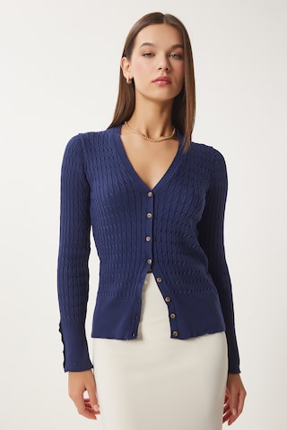 Happiness İstanbul Вязаная кофта в Синий: спереди