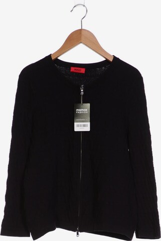 HUGO Sweater & Cardigan in L in Black: front