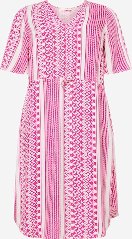 ONLY Carmakoma Φόρεμα 'MARRAKESH ' σε ροζ: μπροστά