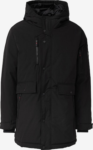 Giacca invernale di s.Oliver in nero: frontale