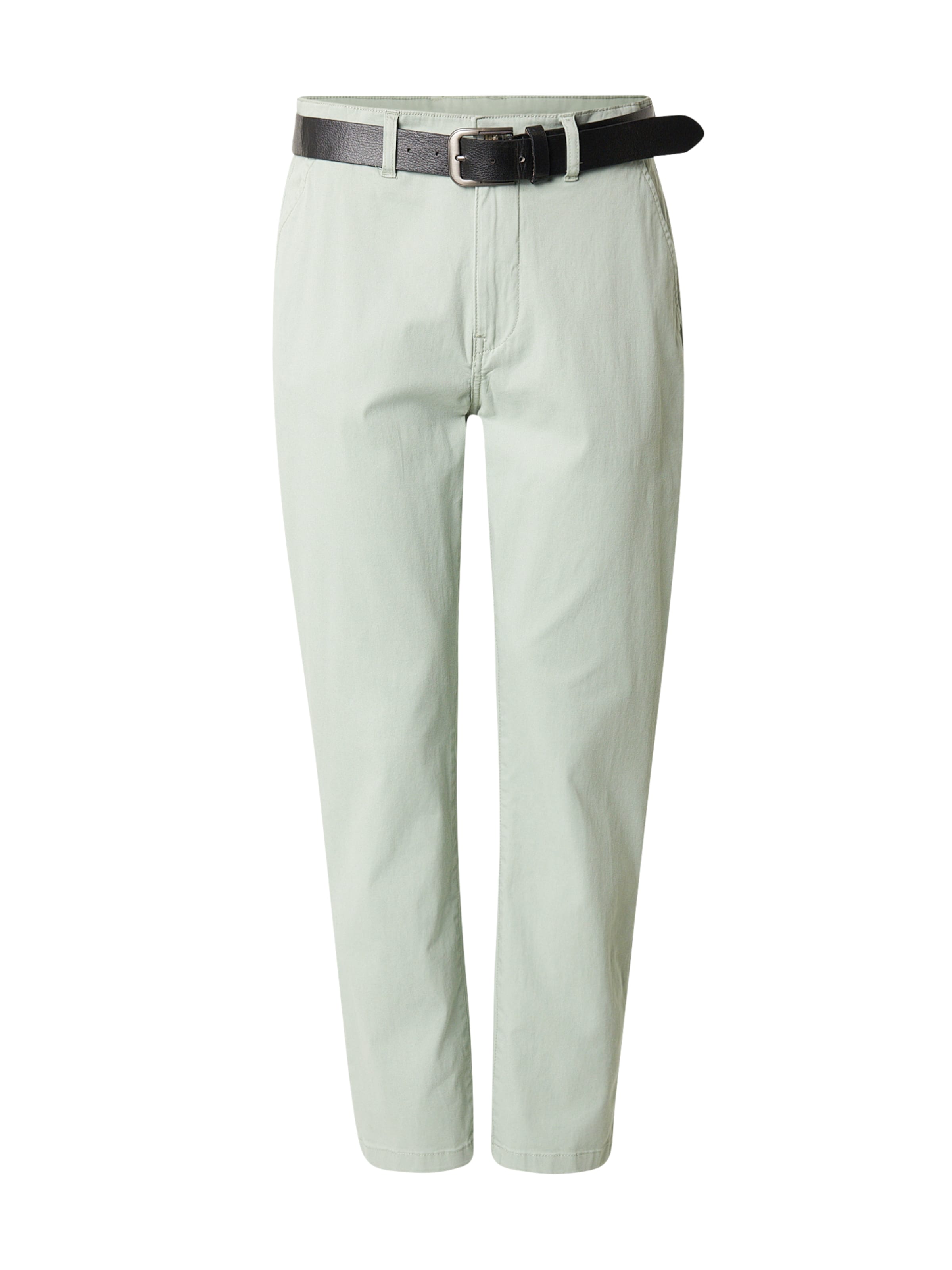 Lindbergh - Loosefit Pantalón chino 'Superflex' en verde: frente
