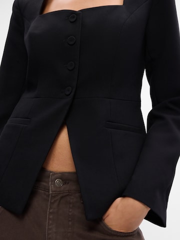 Sacou 'Heart' de la Gina Tricot pe negru