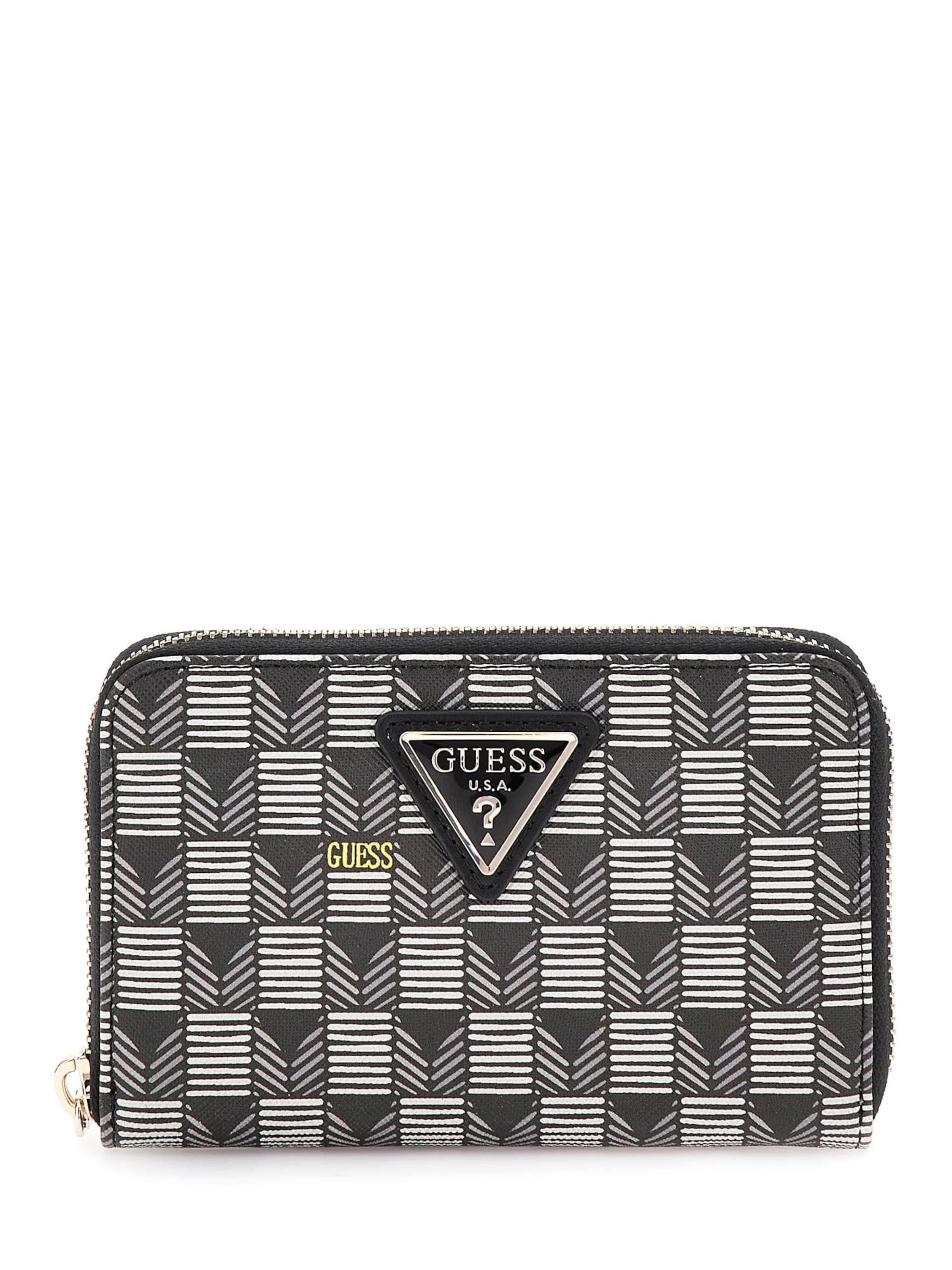 GUESS Wallet in Black: front