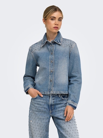 ONLY - Blusa en azul: frente