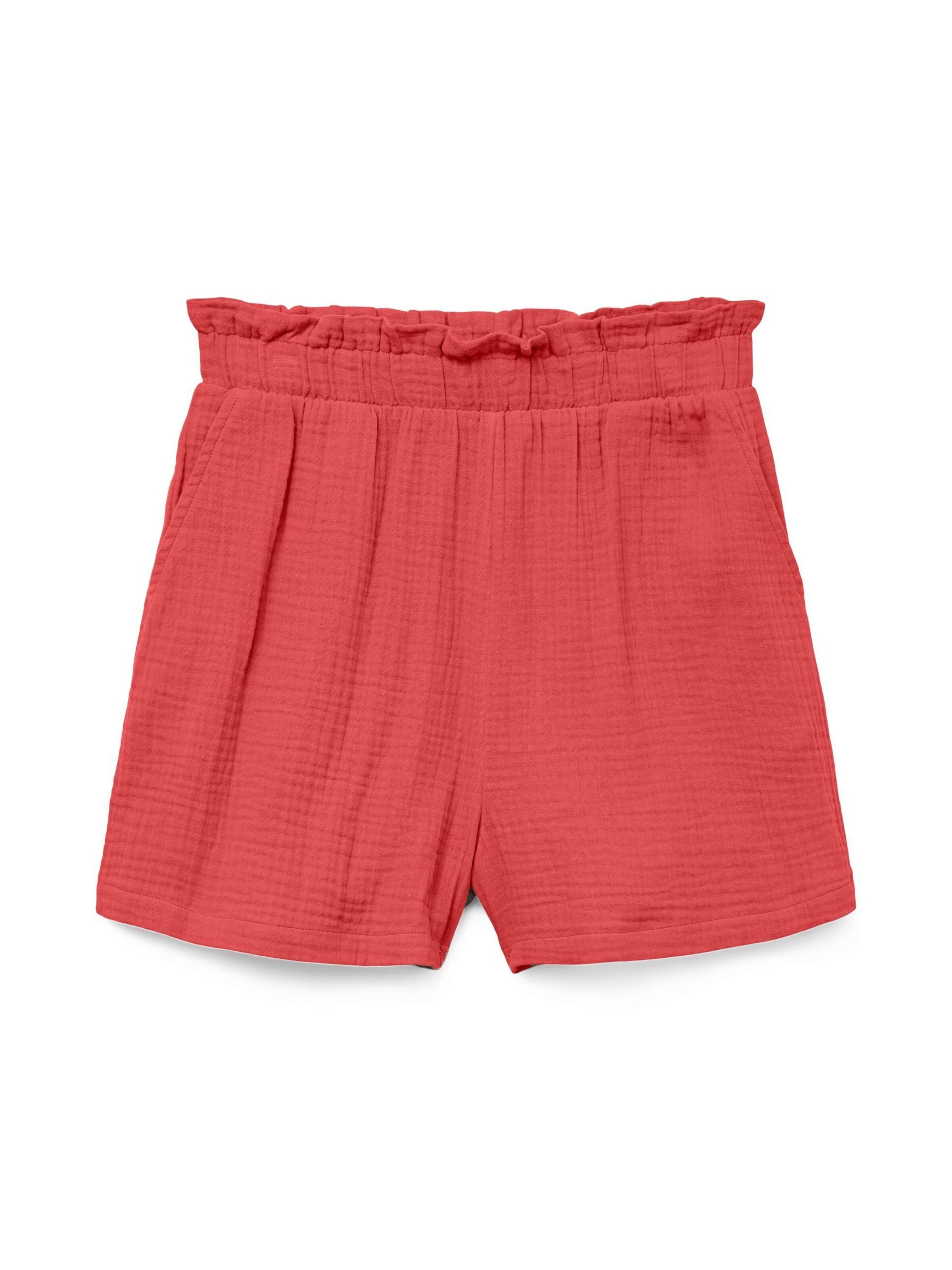 VERO MODA Baggy Παντελόνι 'VMNatali' σε κόκκινο: μπροστά
