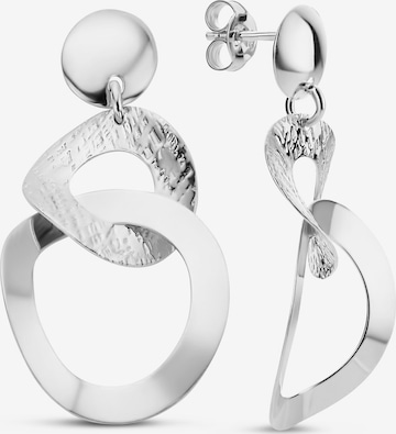 Boucles d'oreilles Parte di Me en argent : devant