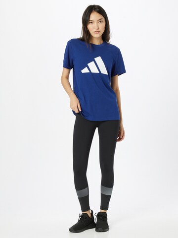 ADIDAS SPORTSWEAR Skinny Fit Спортен панталон в черно