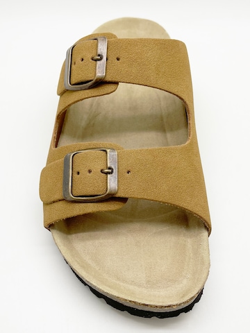 thies Pantolette 'Eco Bio Sandal' in Braun