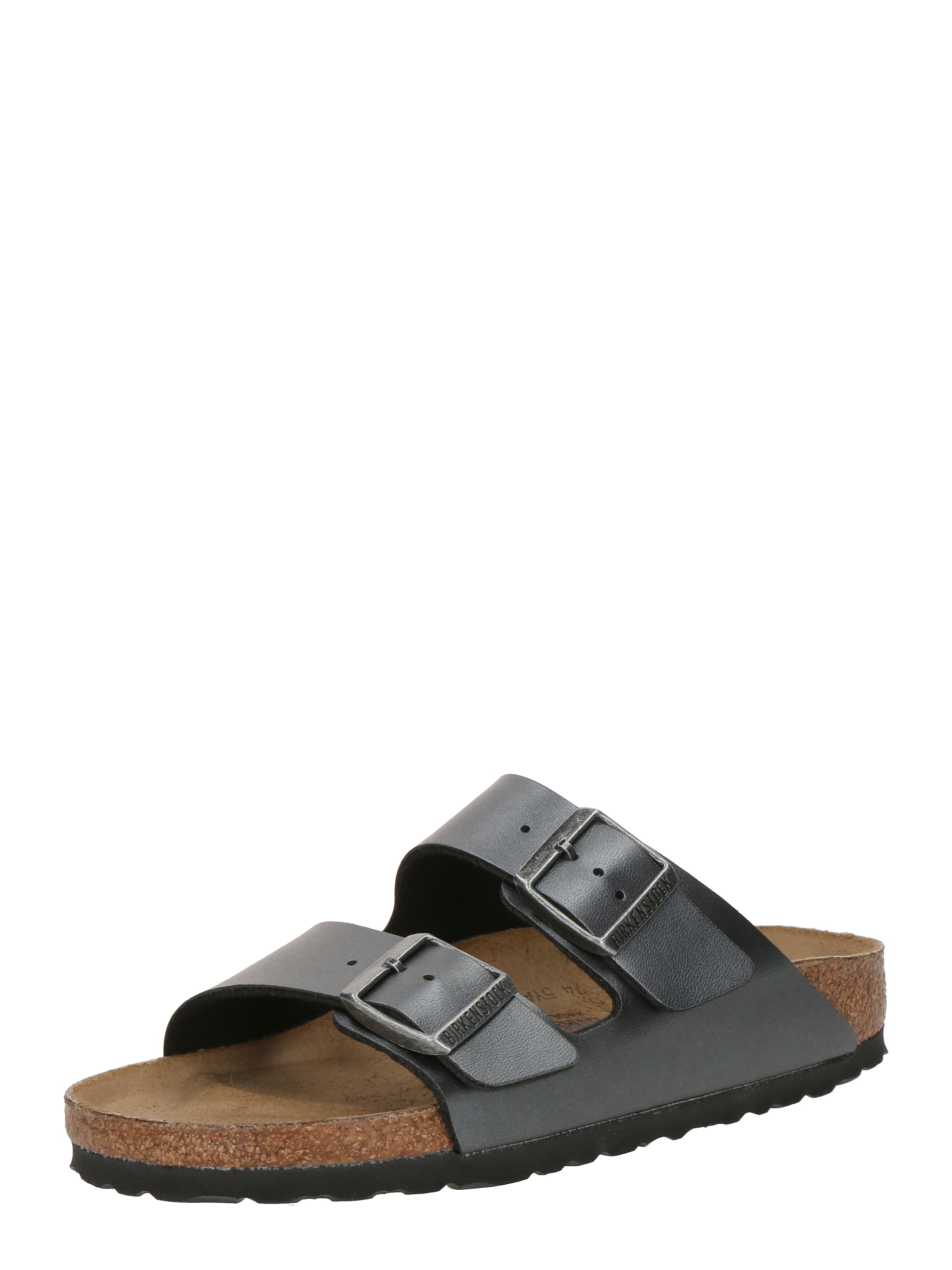 BIRKENSTOCK Чехли 'Arizona' в черно: отпред