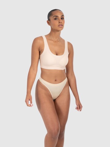 Smilodox String ' Nysa ' in Beige: Vorderseite