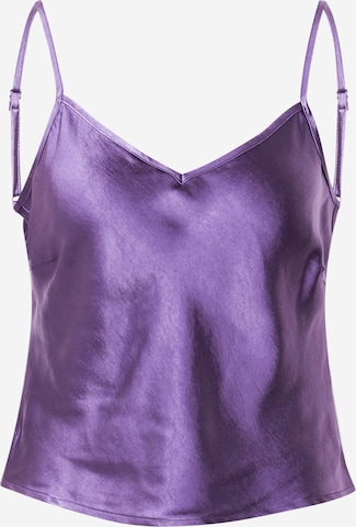 BZR Top in Purple: front