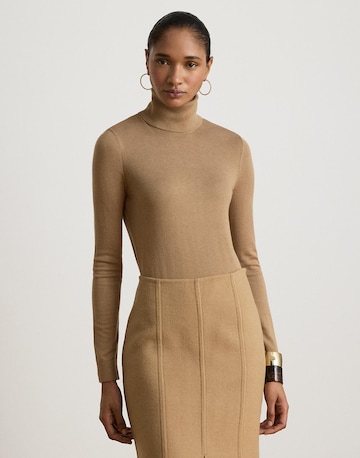 Lauren Ralph Lauren Πουλόβερ σε μπεζ: μπροστά