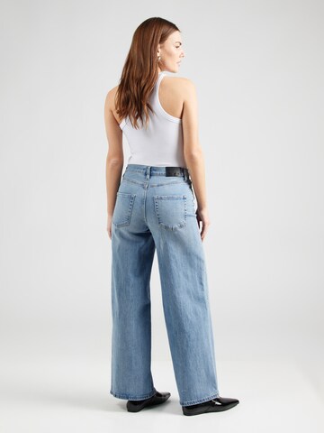 Wide leg Jeans di DKNY in blu