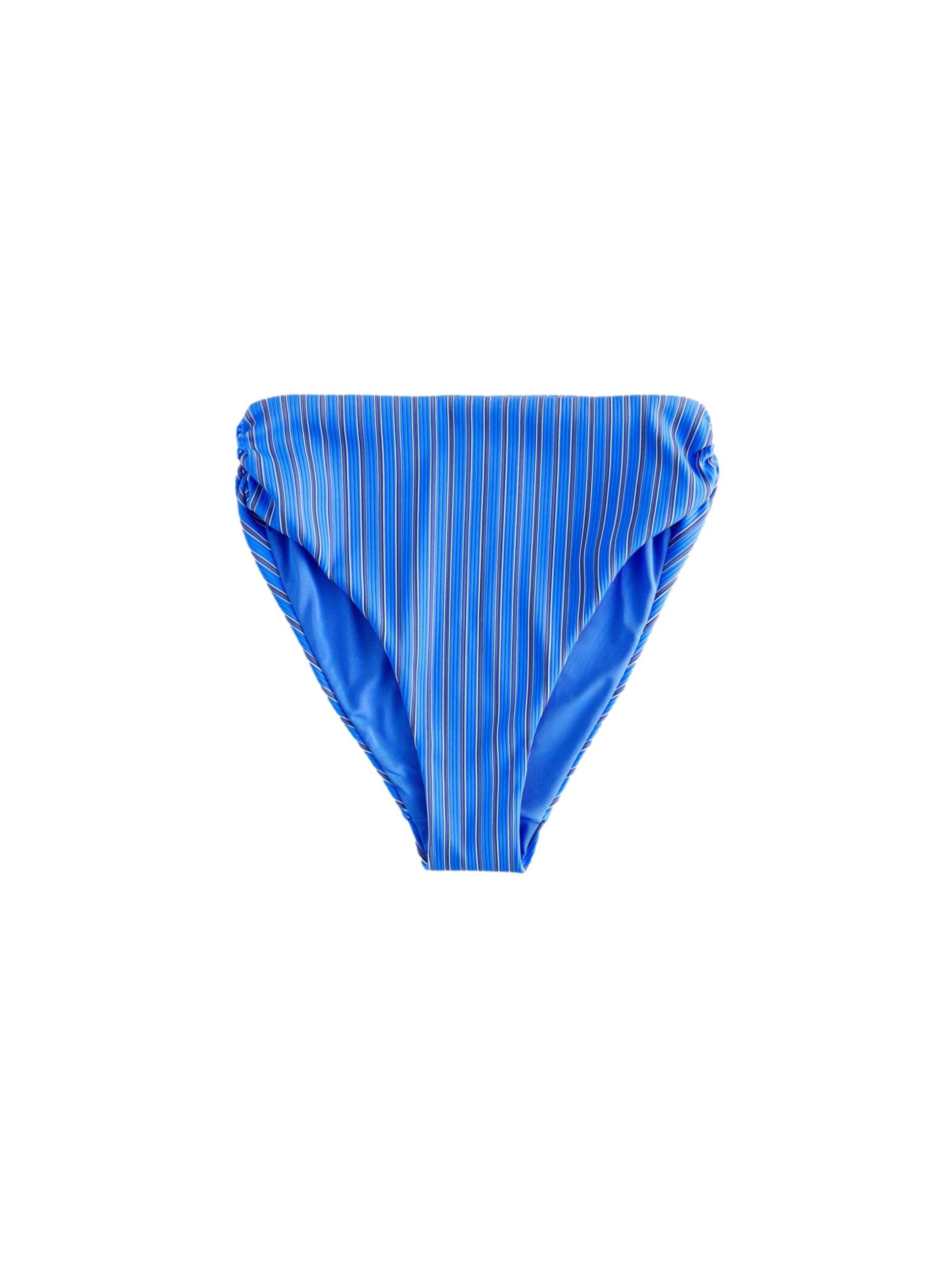 self. Bikinihose in Blau: Vorderseite