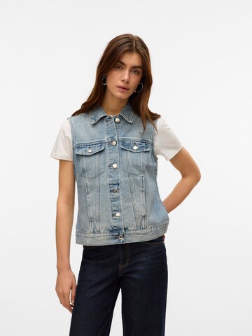 VERO MODA Weste 'VMZORICA' in Blau: Vorderseite