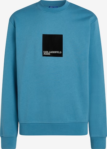 Sweat-shirt KARL LAGERFELD JEANS en bleu : devant