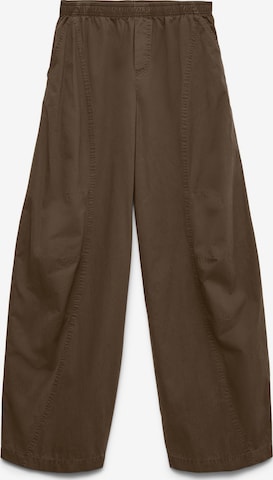 Barrel Pantalon 'VMJada' VERO MODA en marron : devant