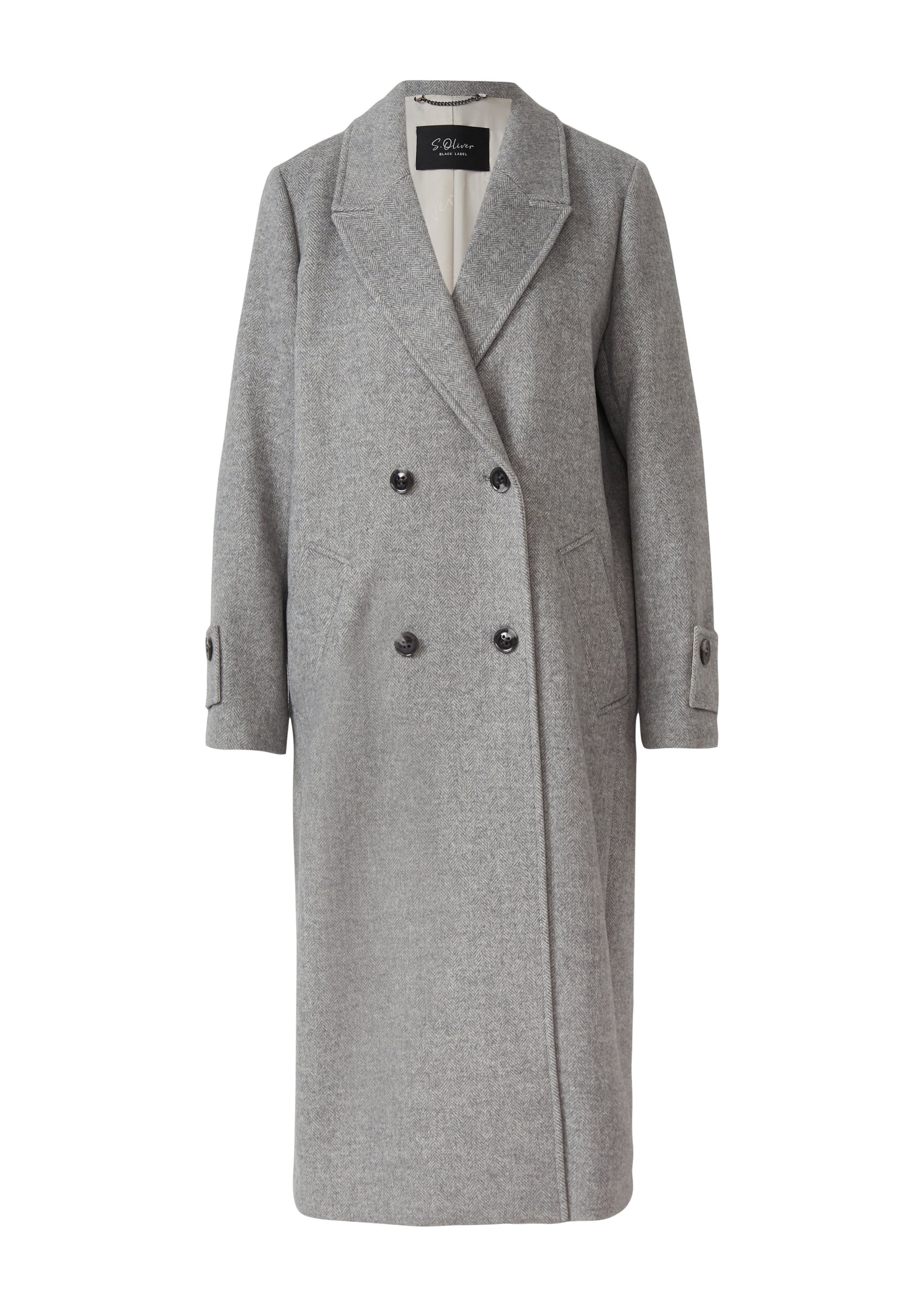 s.Oliver Mantel in Grau: Vorderseite