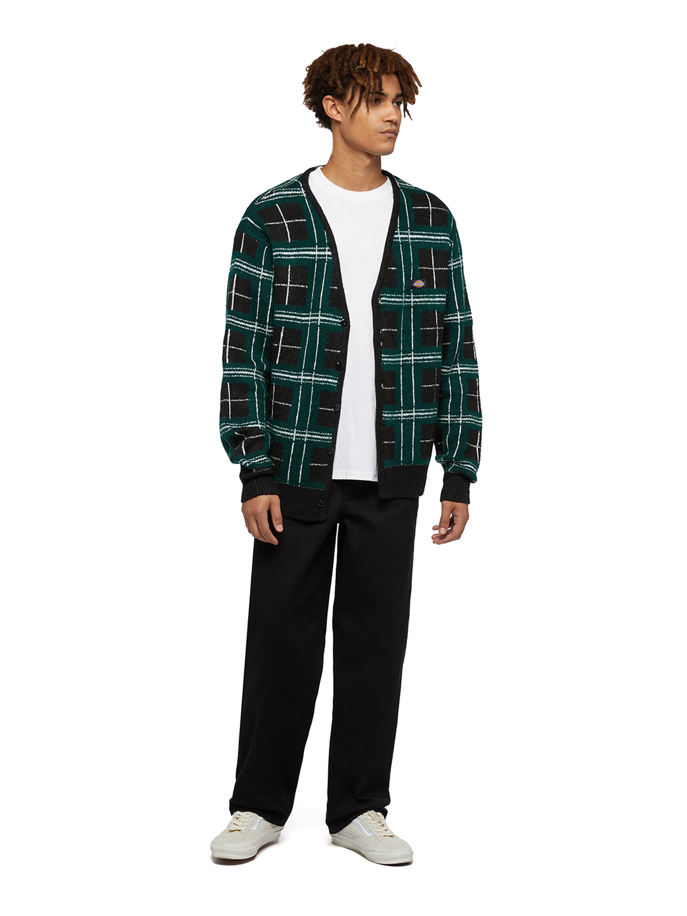 DICKIES Ohlapna forma Hlače | črna barva