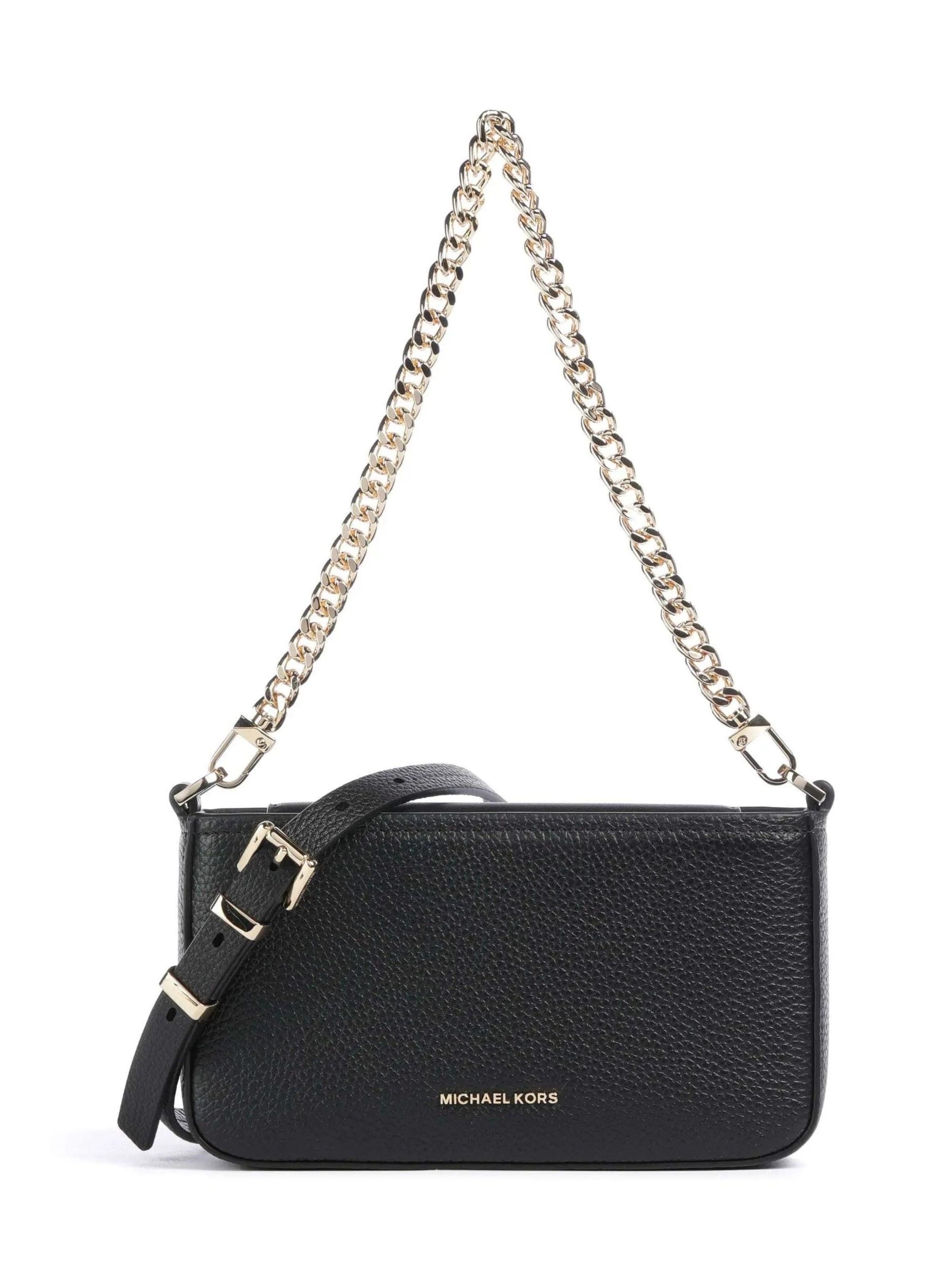 Sac à bandoulière Michael Kors en noir : devant