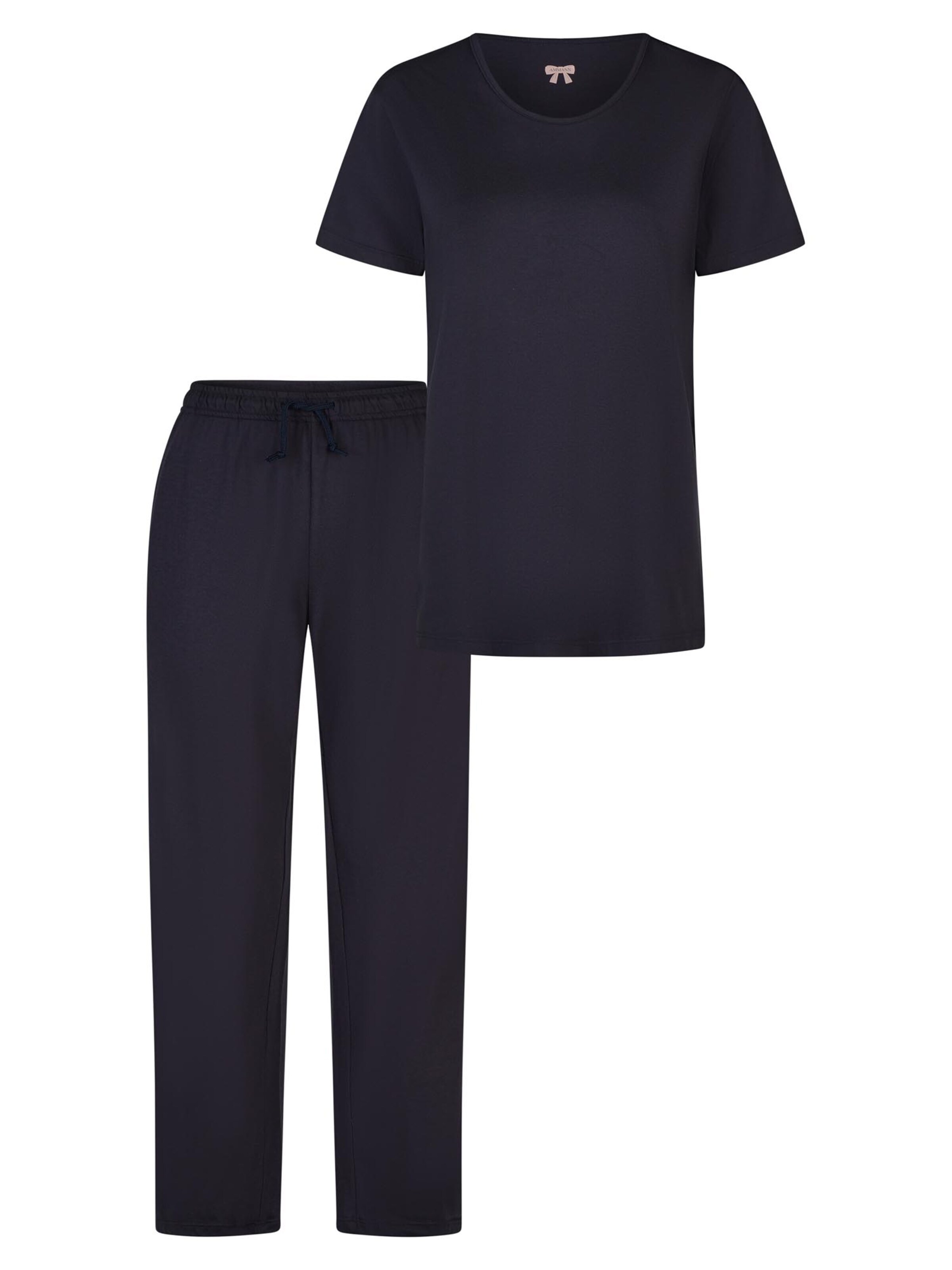 Ammann Pyjama 'Mix & Match'‌‌ in Blau: Vorderseite